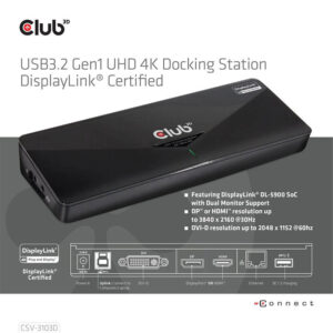 Club3D-CSV-3103Ddocking-station-USB-type-a-3.1